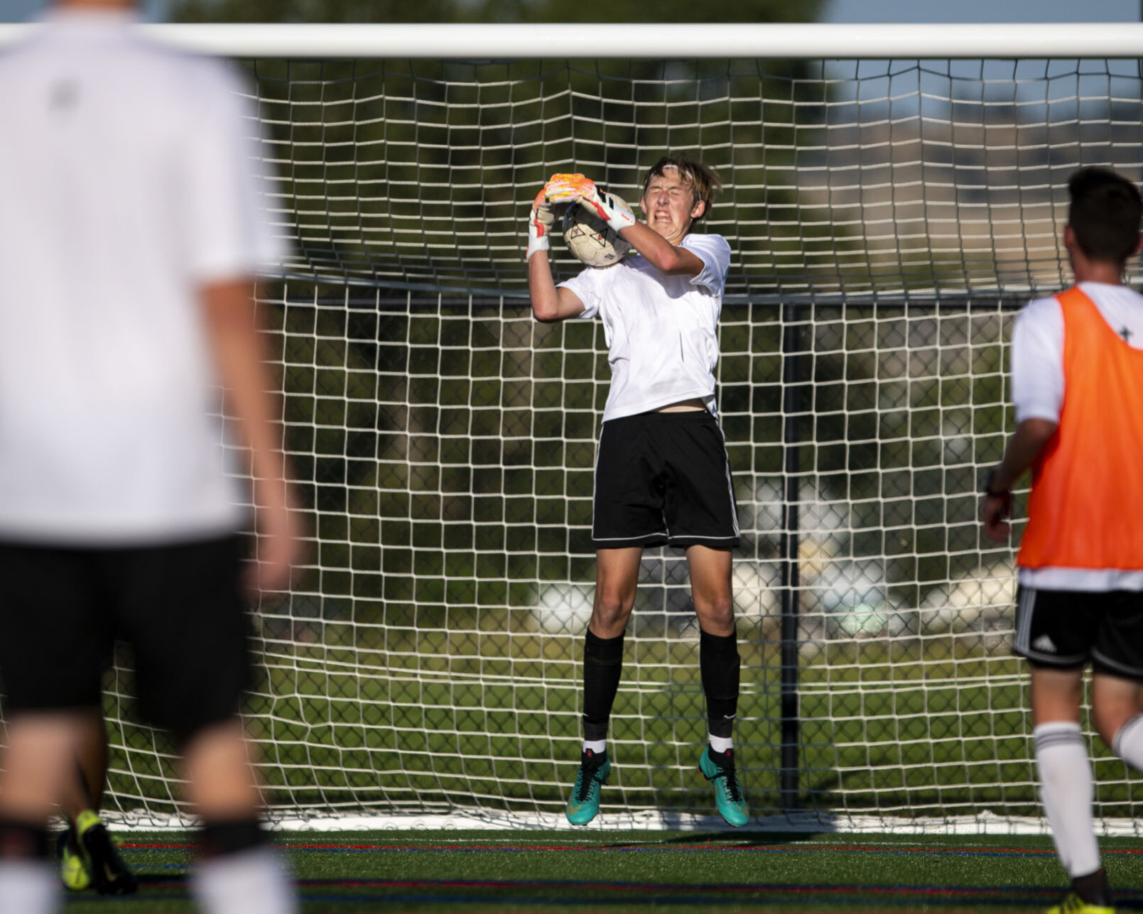 Billings Central soccer practice